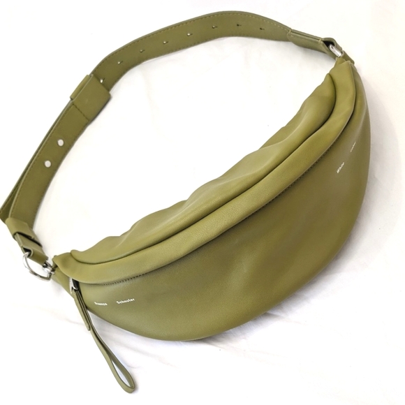 Proenza Schouler Handbags - Proenza Schouler White Label Stanton Leather Sling Bag in Moss